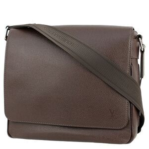 Louis Vuitton Taiga Greasy Brown PM Shoulder Bag